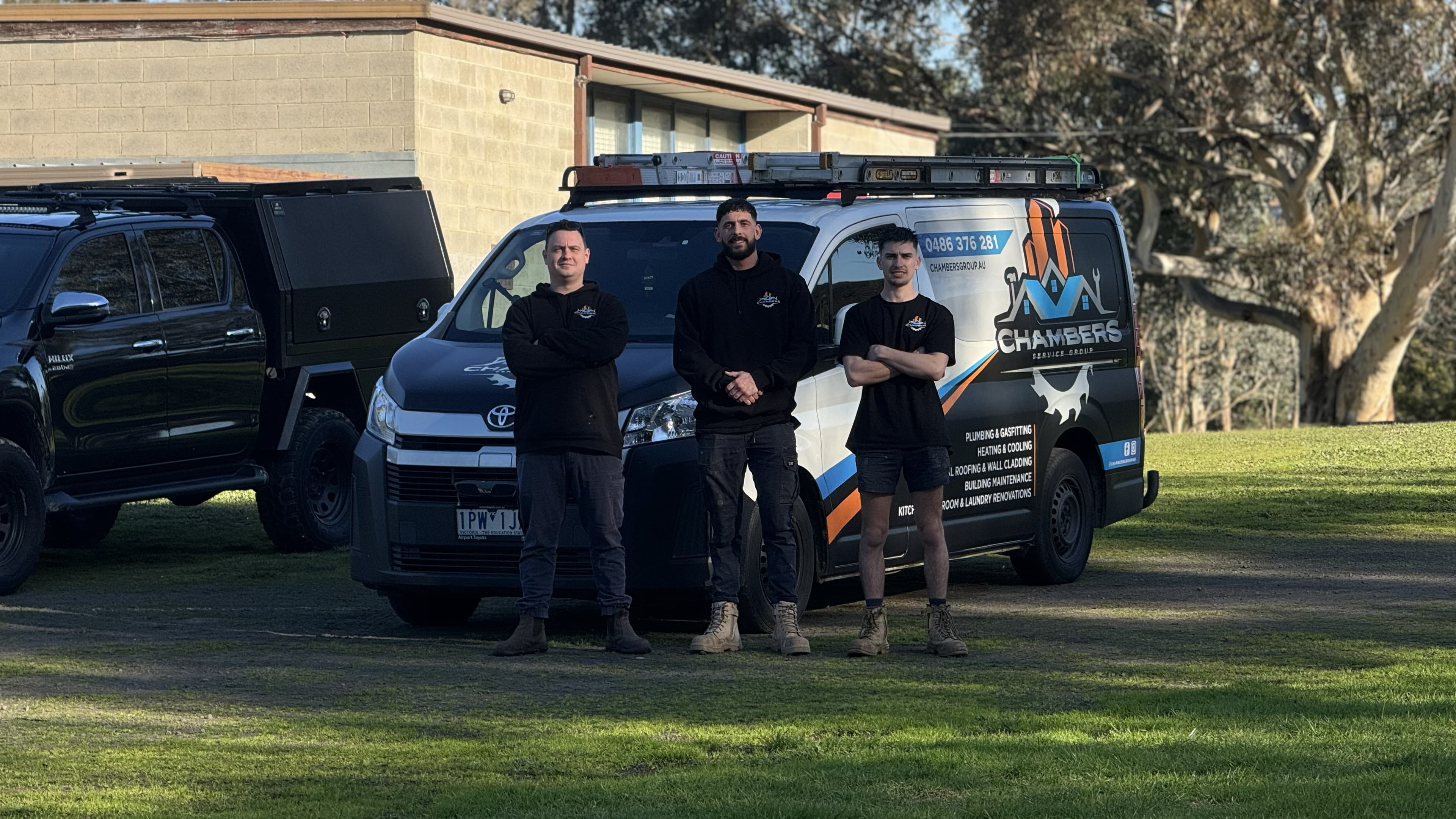 Chambers Service Group plumbing team